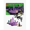 LEGO-Minecraft-L-Enderdrago-e-la-Nave-dell-End-Giocattolo-del-Bioma-con-Drago-Personaggi-Mob-e-Accessori-Giochi-d-Avventura-per-Bambini-e-Bambine-da-8-Anni-Idea-Regalo-Fan-del-Videogioco-21264