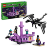 LEGO-Minecraft-L-Enderdrago-e-la-Nave-dell-End-Giocattolo-del-Bioma-con-Drago-Personaggi-Mob-e-Accessori-Giochi-d-Avventura-per-Bambini-e-Bambine-da-8-Anni-Idea-Regalo-Fan-del-Videogioco-21264