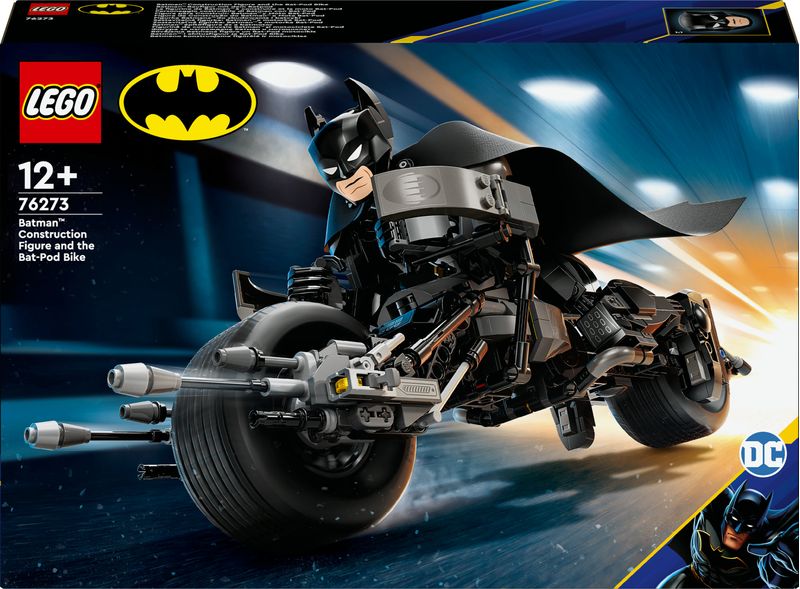 LEGO-DC-Il-Personaggio-Costruibile-di-Batman-con-Bat-Pod-Moto-e-Action-Figure-Giocattolo-da-Il-Cavaliere-Oscuro-da-Costruire-Regalo-da-Supereroi-per-Bambini-Bambine-e-Adulti-da-Collezione-76273