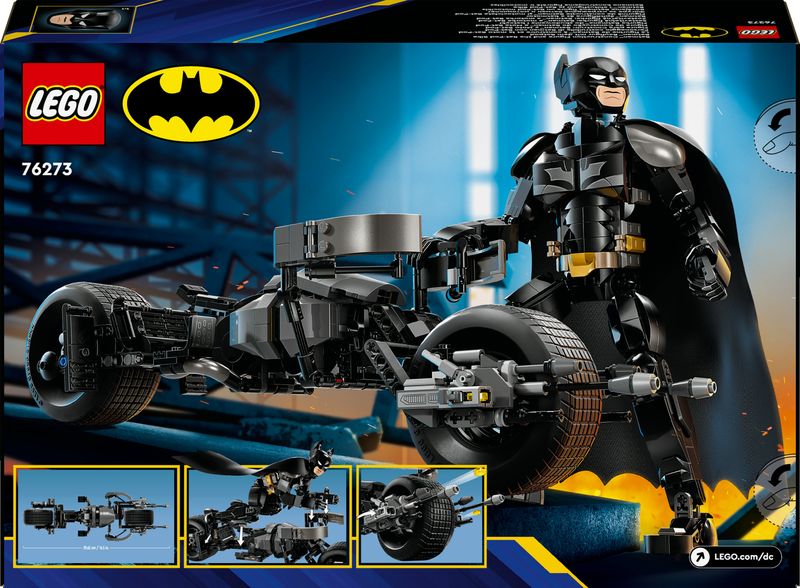 LEGO-DC-Il-Personaggio-Costruibile-di-Batman-con-Bat-Pod-Moto-e-Action-Figure-Giocattolo-da-Il-Cavaliere-Oscuro-da-Costruire-Regalo-da-Supereroi-per-Bambini-Bambine-e-Adulti-da-Collezione-76273