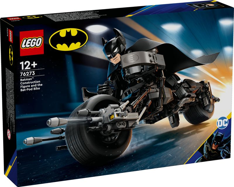 LEGO-DC-Il-Personaggio-Costruibile-di-Batman-con-Bat-Pod-Moto-e-Action-Figure-Giocattolo-da-Il-Cavaliere-Oscuro-da-Costruire-Regalo-da-Supereroi-per-Bambini-Bambine-e-Adulti-da-Collezione-76273
