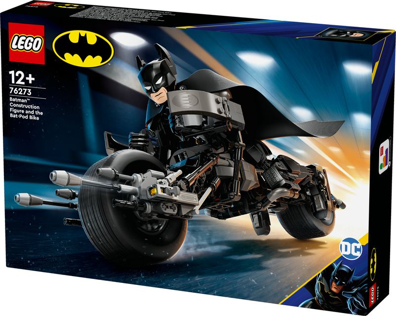 LEGO-DC-Il-Personaggio-Costruibile-di-Batman-con-Bat-Pod-Moto-e-Action-Figure-Giocattolo-da-Il-Cavaliere-Oscuro-da-Costruire-Regalo-da-Supereroi-per-Bambini-Bambine-e-Adulti-da-Collezione-76273