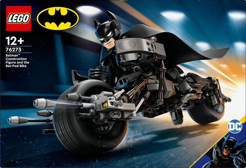 LEGO-DC-Il-Personaggio-Costruibile-di-Batman-con-Bat-Pod-Moto-e-Action-Figure-Giocattolo-da-Il-Cavaliere-Oscuro-da-Costruire-Regalo-da-Supereroi-per-Bambini-Bambine-e-Adulti-da-Collezione-76273