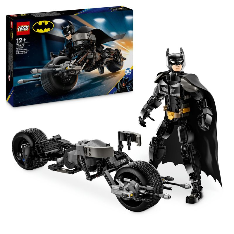 LEGO-DC-Il-Personaggio-Costruibile-di-Batman-con-Bat-Pod-Moto-e-Action-Figure-Giocattolo-da-Il-Cavaliere-Oscuro-da-Costruire-Regalo-da-Supereroi-per-Bambini-Bambine-e-Adulti-da-Collezione-76273