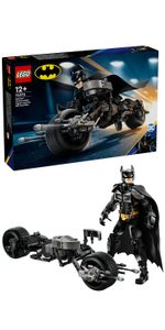 LEGO-DC-Il-Personaggio-Costruibile-di-Batman-con-Bat-Pod-Moto-e-Action-Figure-Giocattolo-da-Il-Cavaliere-Oscuro-da-Costruire-Regalo-da-Supereroi-per-Bambini-Bambine-e-Adulti-da-Collezione-76273