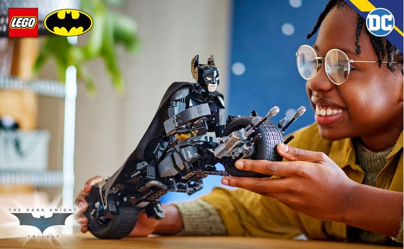 LEGO-DC-Il-Personaggio-Costruibile-di-Batman-con-Bat-Pod-Moto-e-Action-Figure-Giocattolo-da-Il-Cavaliere-Oscuro-da-Costruire-Regalo-da-Supereroi-per-Bambini-Bambine-e-Adulti-da-Collezione-76273