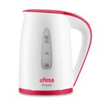 Ufesa Powell bollitore elettrico 1,7 L 2200 W Rosa, Bianco