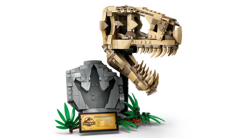 LEGO-Jurassic-World-76964-Fossili-di-Dinosauro--Teschio-di-T.-Rex-Giocattolo-Giochi-per-Bambini-9--con-Fossile-da-Costruire