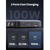 Ugreen-25188-batteria-portatile-20000-mAh-Grigio