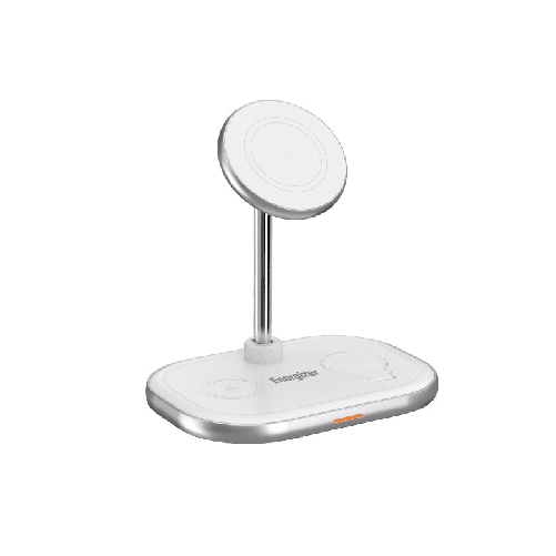 Energizer caricatore wireless magnetico 3-in-1 wcp303 15w ricarica rapida qi bianco