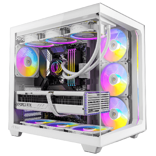 Antec-C5-ARGB-Bianco-Ventole-ARGB-PWM-da-7x120mm-Incluse-Porta-di-Tipo-C-3.2-Gen-2-Pannelli-Frontali-e-Laterali-in-Vetro-Temperato-Senza-Cuciture