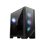 MSI MAG FORGE 320R AIRFLOW computer case Micro Tower Nero, Trasparente