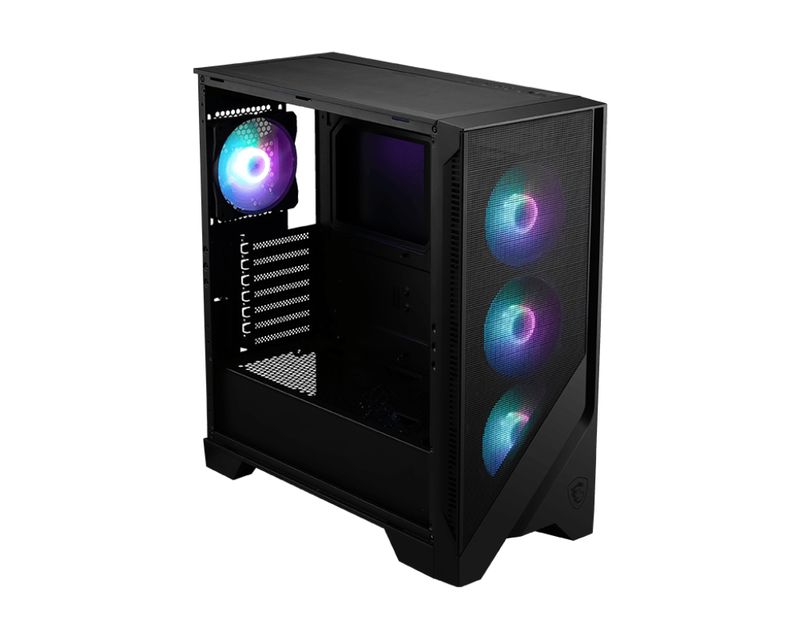 MSI-MAG-FORGE-320R-AIRFLOW-computer-case-Micro-Tower-Nero-Trasparente