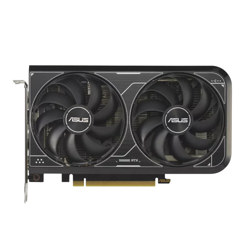 Asus-Scheda-Grafica-DUAL-RTX4060-O8G-V2-8GB--PCIe-4.0-8-GB-GDDR6-DLSS-3-HDMI-2.1a-DisplayPort-1.4a-design-a-2-slot-design-della-ventola-Axial-tech-tecnologia-0dB-