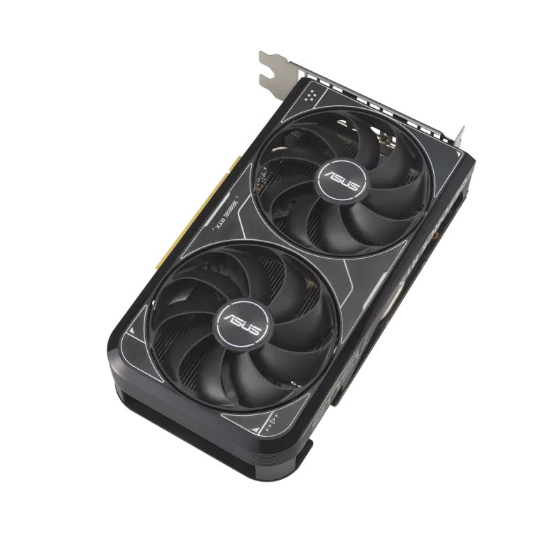 Asus-Scheda-Grafica-DUAL-RTX4060-O8G-V2-8GB--PCIe-4.0-8-GB-GDDR6-DLSS-3-HDMI-2.1a-DisplayPort-1.4a-design-a-2-slot-design-della-ventola-Axial-tech-tecnologia-0dB-