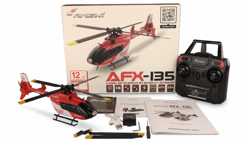 Amewi-AFX-135-DRF-Elicottero-4-Canali-6G-RTF