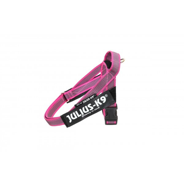 Julius-K9-Pettorina-per-cani-IDC-Color-e-Gray-belt-harness-Tg.-Mini-mini-e-Mini-S---Tg.-Mini--Circonferenza-49-67-cm-Peso-7-15-Kg--Rosa