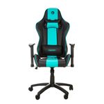 NACON PCCH-550 sedia per videogioco Sedia per gaming universale Seduta imbottita Nero, Turchese