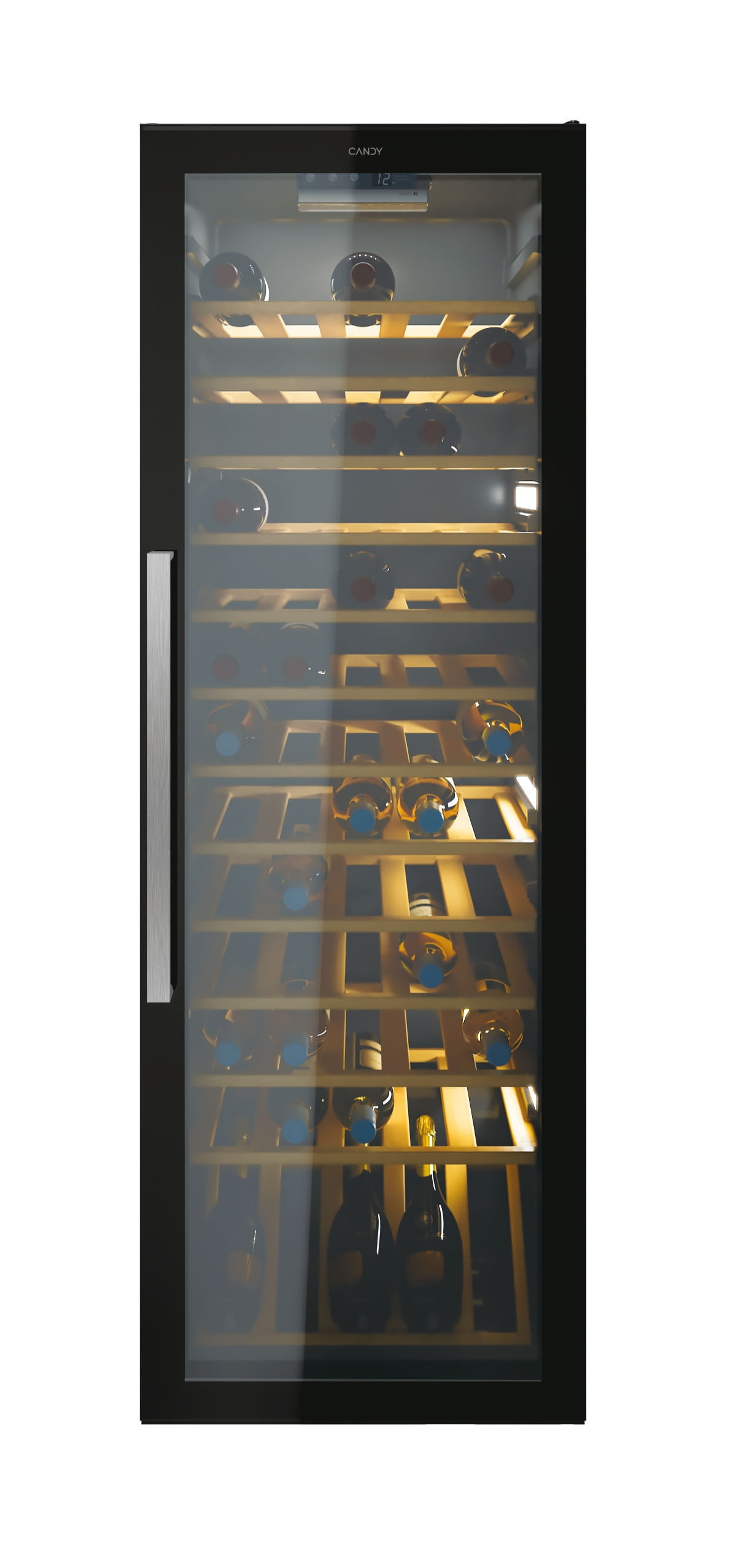 Candy CWC 200 EELW/NF Libera installazione Nero 81 bottiglia/bottiglie