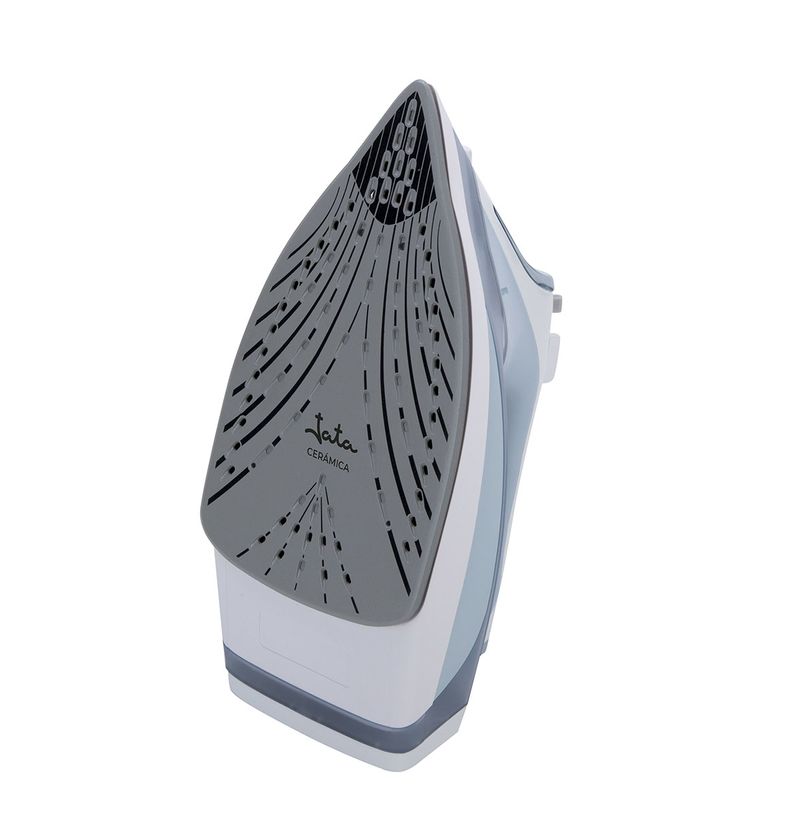 JATA-PL1058C-ferro-da-stiro-Ferro-a-vapore-Piastra-in-Ceramica-3000-W-Grigio-Bianco