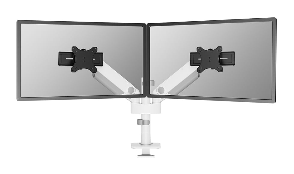 Neomounts DS65S-950WH2 Braccio per monitor 24-34" - molla a gas - Topfix - multiregolabile - 180°-stop