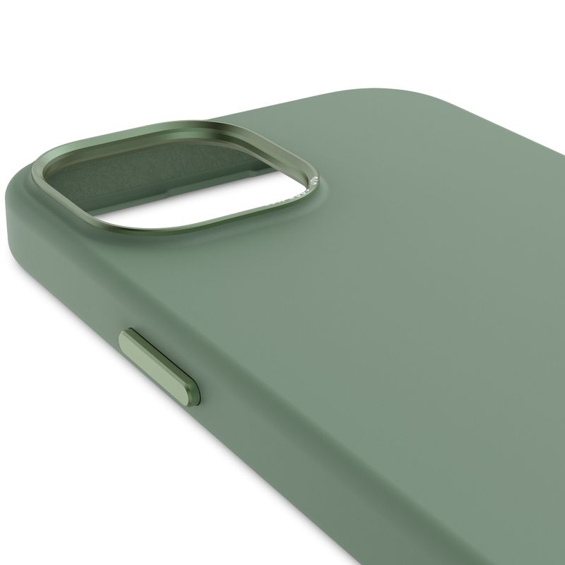Decoded-AntiMicrobial-Silicone-Backcover-iPhone-15-Plus-Sage-Leaf-custodia-per-cellulare-17-cm--6.7--Cover-Verde
