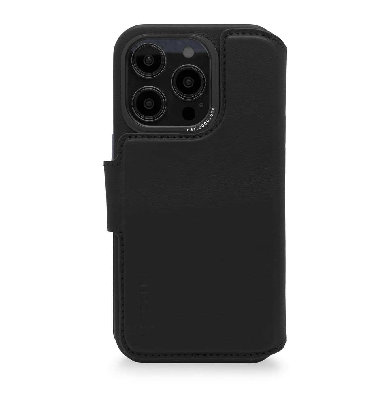 Decoded D23IPO14PMDW5BK custodia per cellulare 17 cm (6.7") Custodia a borsellino Nero
