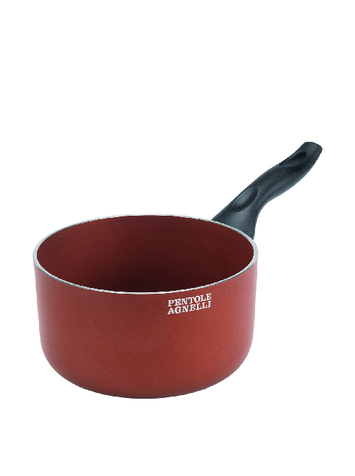 Pentole agnelli casseruola antiaderente 18 cm alluminio rosso per gas ed elettrico