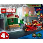 LEGO Iron Man con moto e The Hulk
