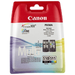 Canon Cartucce d'inchiostro Multipack PG-510 BK / CL-511 C/M/Y