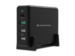 Conceptronic-OZUL01B-Caricabatterie-per-dispositivi-mobili-Universale-Nero-AC-Ricarica-rapida-Interno