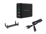 Conceptronic-OZUL01B-Caricabatterie-per-dispositivi-mobili-Universale-Nero-AC-Ricarica-rapida-Interno