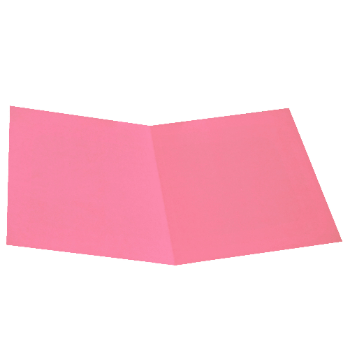 CART. GARDA 100 CARTELLINE SEMPLICI ROSA S/STAMPA 145GR