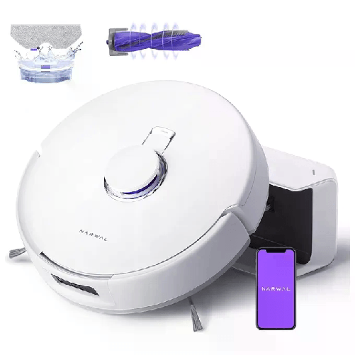 Narwal Freo X Plus Robot Aspirapolvere e Lavapavimenti Zero Grovigli Bianco NARWAL Freo X Plus Sacchetto per la polvere Bianco