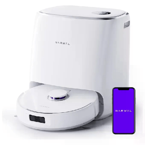 Narwal Freo X Ultra Robot Vacuum Cleaner and Floor Washer 8200 Pa NARWAL Freo X Ultra 1 L Sacchetto per la polvere Bianco