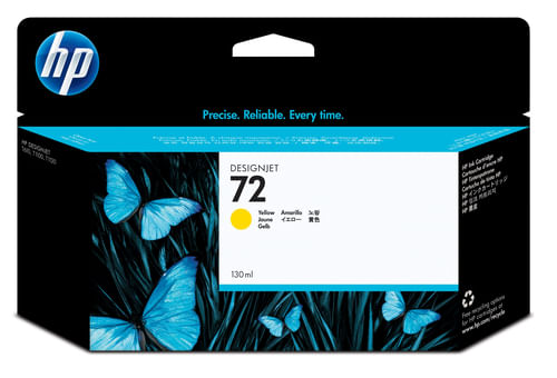 HP Cartuccia inchiostro giallo 72, 130 ml