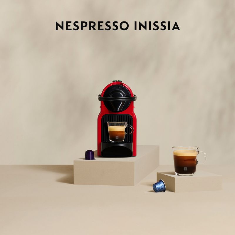 KRUPS-XN1005K-Inissia-Macchina-da-Caffe--Nespresso-1260-W-0-7-Litri-Rossa-con-16-Capsule-in-Omaggio-e-Funzioni-Avanzate