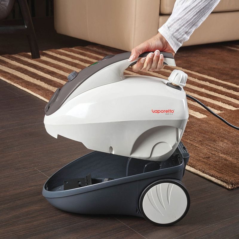 polti-Vaporetto-Smart-30_S-Pulitore-a-Vapore-1.6-Litri-1800W-Bianco-e-Grigio-per-Pulizia-Profonda-e-Professionale