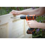 Black-Decker-Trapano-Avvitatore-18V-Litio-Velocita--Variabile-Compatto-e-Potente-per-Uso-Domestico-e-Professionale