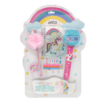 Inca Set di Cancelleria Inca Unicorno (8 Pezzi)