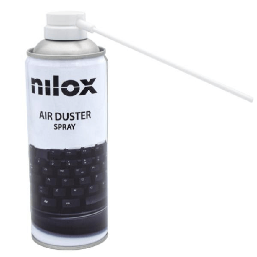 Nilox spray aria compressa 400ml per pulizia informatica - confezione 12 pezzi