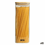 Quttin Vaso Quttin Bambù Quadrato 2,15 L 10,2 x 28 cm (12 Unità)