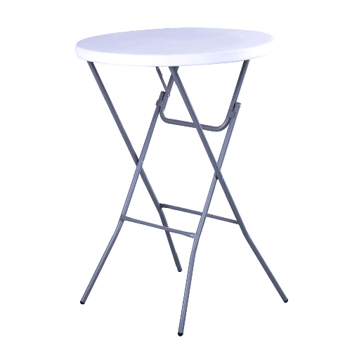 MILANI HOME CATE - tavolo catering rotondo in acciaio e abs