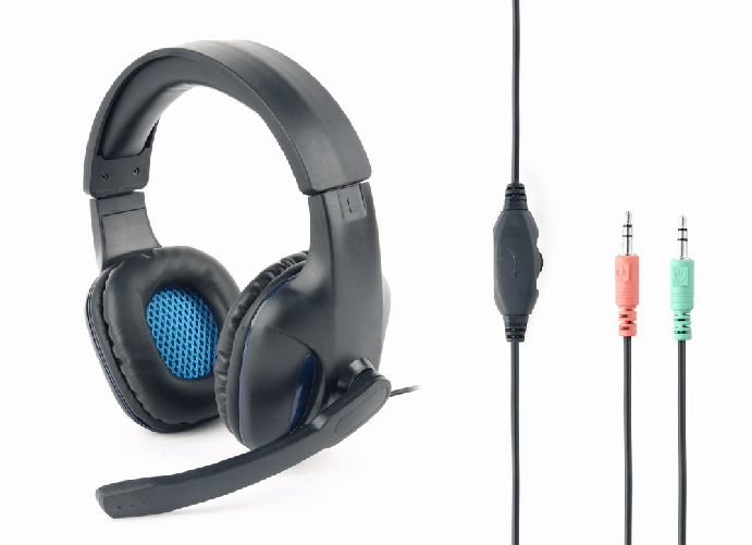 Gembird Cuffie gaming gembird ghs-04 cablate over-ear stereo con microfono nero