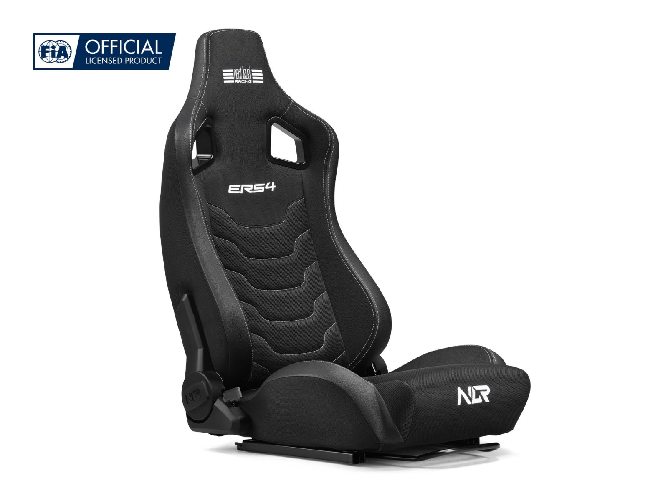 Next level racing ers4 elite sedile reclinabile tessuto e rete simaero per simulazione