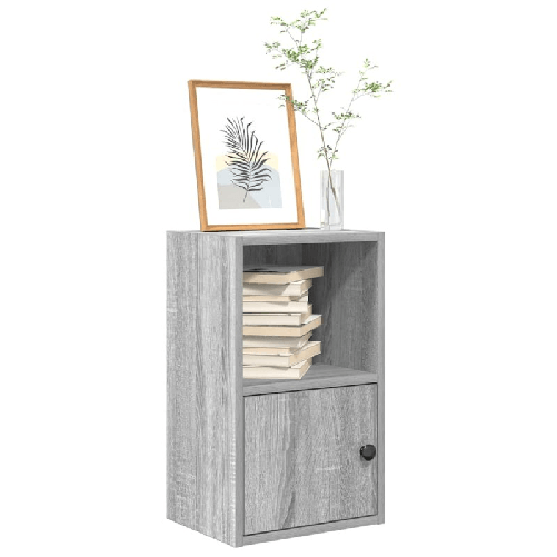 VidaXL Libreria Grigio Sonoma 31x24x52 cm in Legno Multistrato