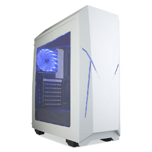 Talius Case computer desktop ATX Talius Xentinel Azzurro Bianco Nero/Bianco