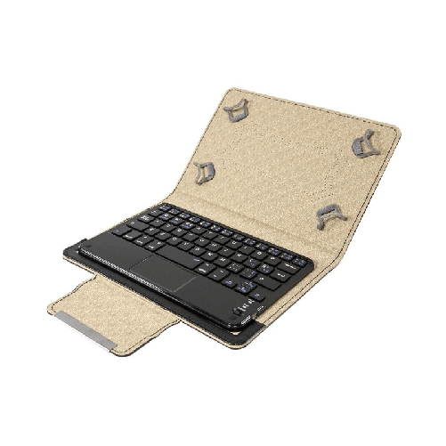 Talius Custodia per Tablet Talius CV-3005 Nero Grigio Qwerty in Spagnolo