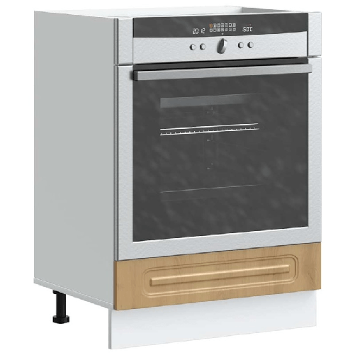 VidaXL Armadio per Forno Kalmar Rovere Artigianale Legno Multistrato