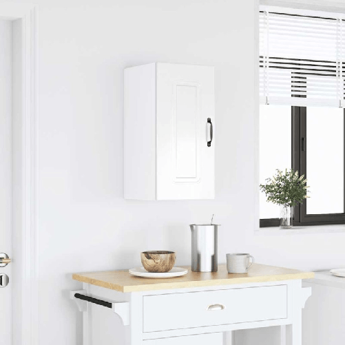 VidaXL Base da Cucina Kalmar Bianco Lucido in Legno Multistrato